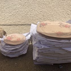 Vintage Gio Peche Ware Rose Marie Cups And Plates 20 Bucks For It All