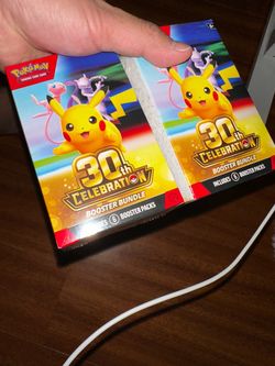2 booster bundles 30th celebrations $120 both
