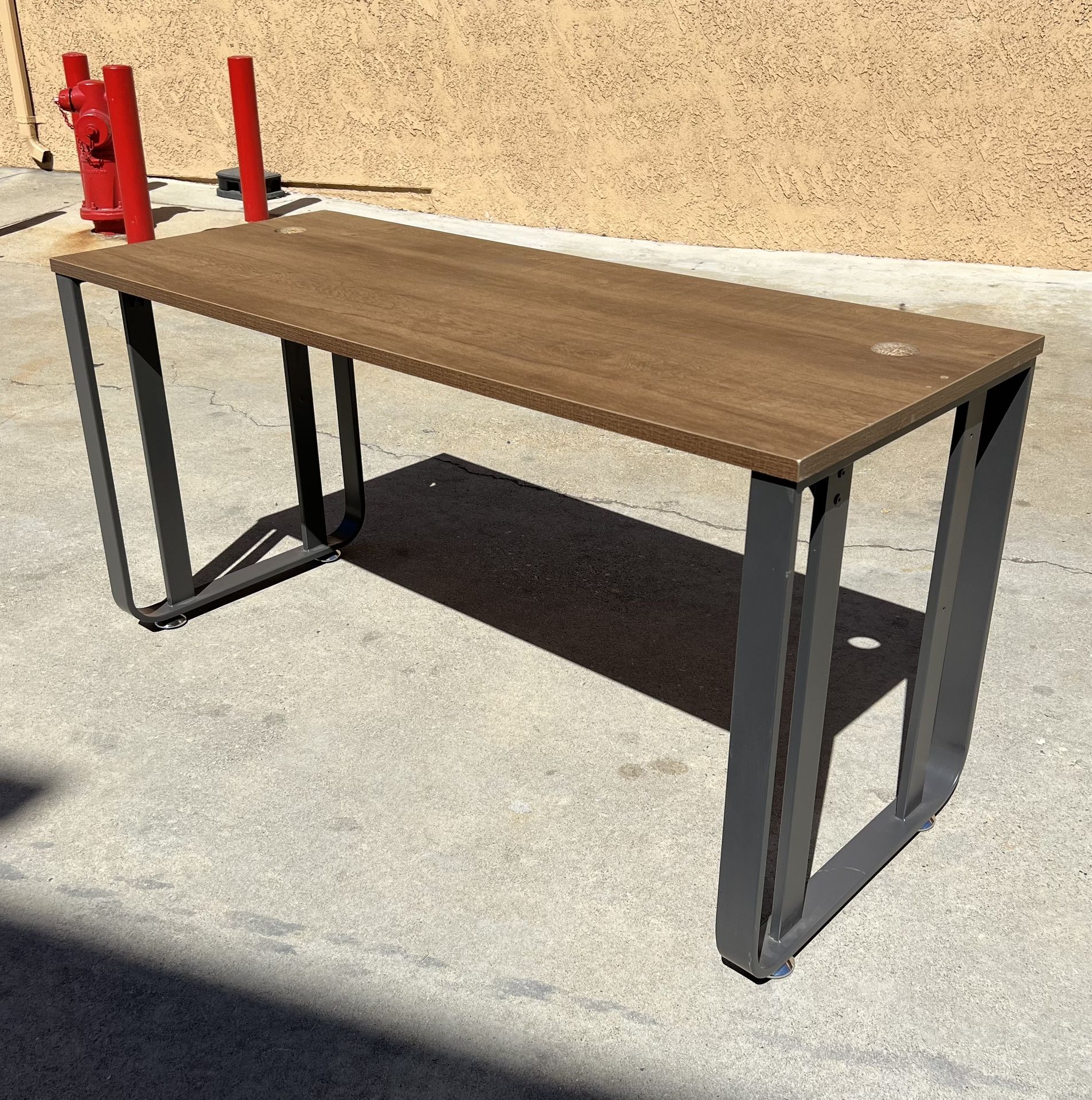 Modern Rectangular Credenza Console Table Office Desk