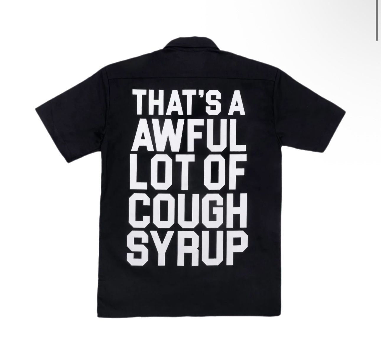 cough syrup button up