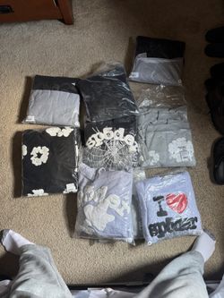 Sp5der Hoodies & Denim tears