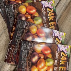 24K eggs coloring kit