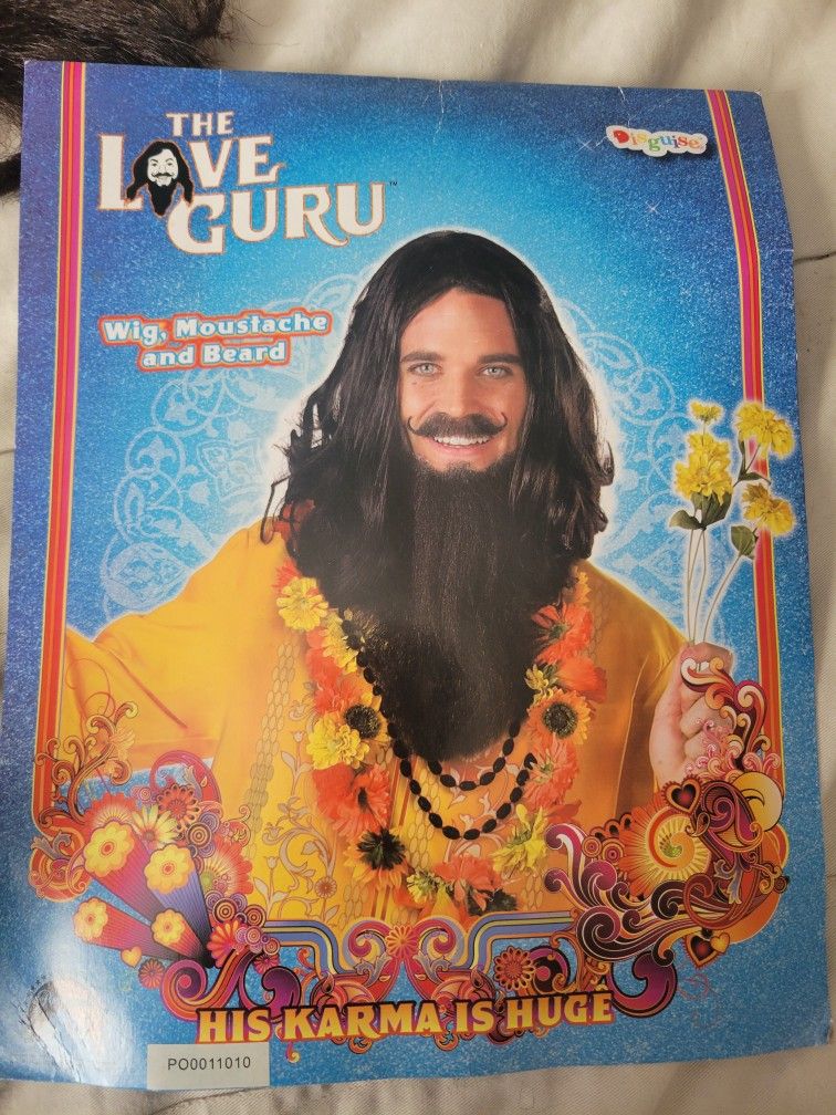 Hippie WIG & BEARD ONLY USED