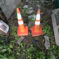 4 Road Cones