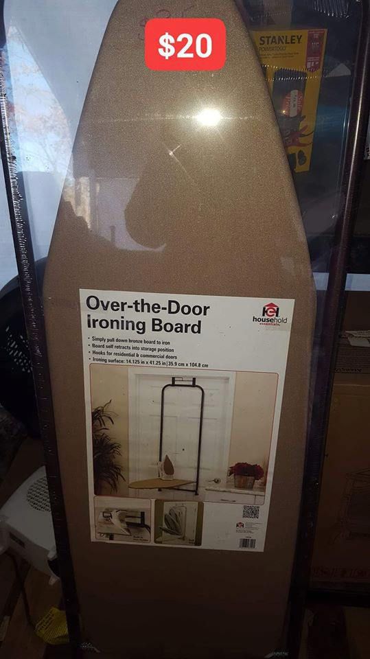 Over-the-door ironing board 1 Available $20