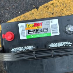 Brand new car battery
