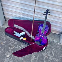 gorgeous purple violin 1/2.