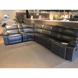 Reclining Sectional In Stock For Immediate Delivery 