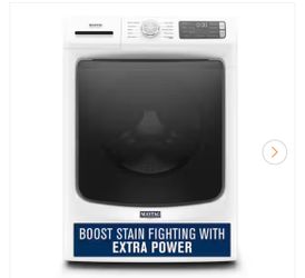 Maytag 4.5 cu. ft. White Front Load Washing Machine with 12-Hour Fresh Spin, ENERGY STAR