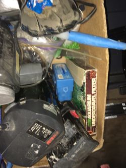 Aquarium 4 filters and supplies filter