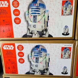 LED Star Wars 3.5 ft. Animated LED R2-D2 Holiday Decoration