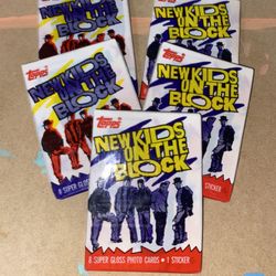 New Kids On The Block trading Cards