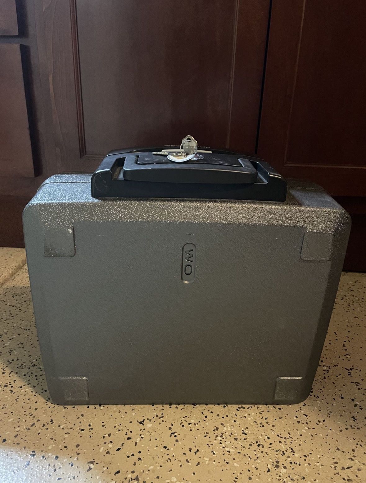 SentrySafe Fireproof & Waterproof Key Lock Safe Box – 0.28 Cu Ft, Medium, Charcoal Grey
