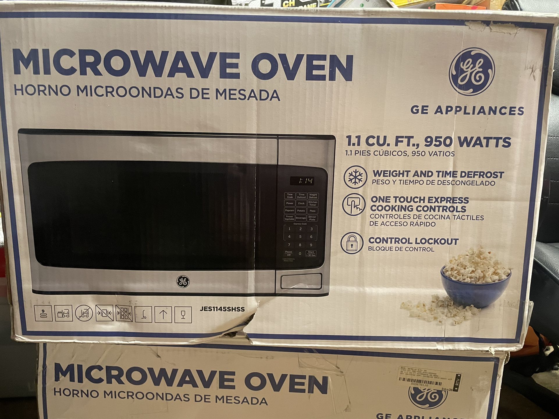 GE 1,1 MICROWAVE OVEN 