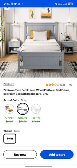 Twin bed frame