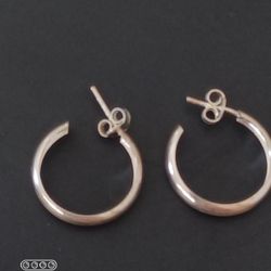 Sterling Silver 925 Hoop Earrings