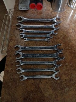 Craftsman sae and metric flare wrenches