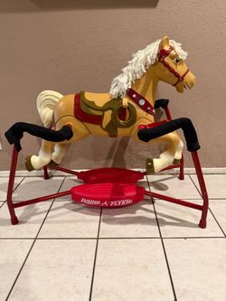 RADIO FLYER CHAMPION INTERACTIVE HORSE RIDE ON TOY FOR KIDS 2-6 YEARS OLD