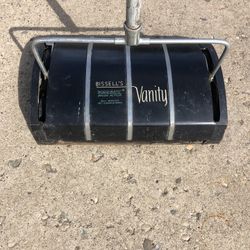 Vintage Bissel Vanity Floor Sweeper With Bisco-Matic Brush Action 
