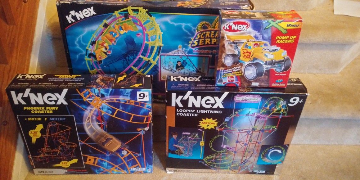 Knex roller coaster sets