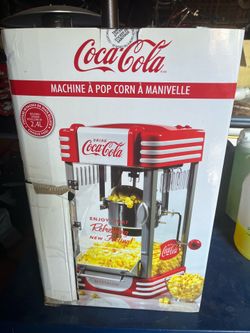 Coca Cola popcorn maker