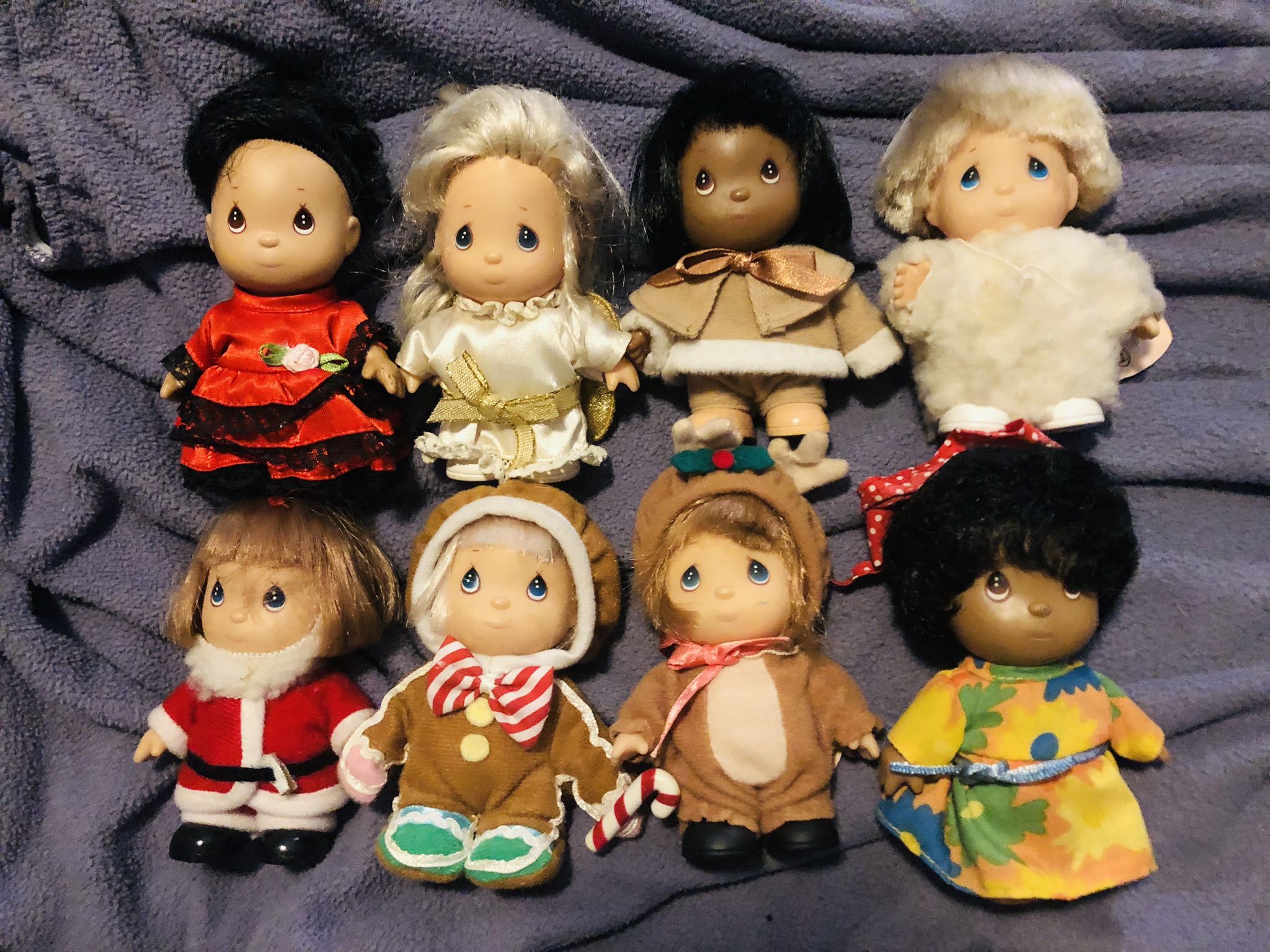 Precious Moments Hi Babies Collectable Dolls- Set Of 7