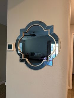 Decorative Quatrefoil Wall Mirror