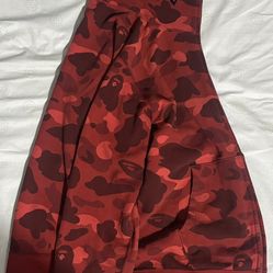 Bape Shark Full Zip Hoodie Red
