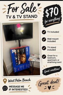 ONN 32" Smart TV with Wall Mount and Stand