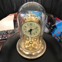 Used Elgin Table Clock Battery Operated