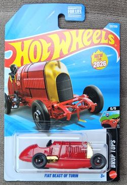 Hot Wheels Fiat Beast Turin. 5/5 132/250