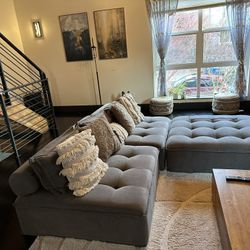 Modular Couch - 3 Seater Or L-shape, Sectional