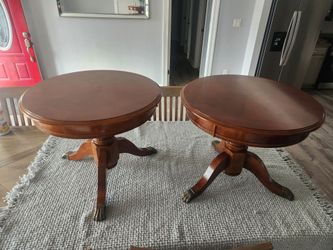 Pedestal End Tables (Ashley Furniture)