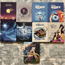 Disney Pixar BestBuy SteelBook Blu-Ray & 4K Lot Of 9