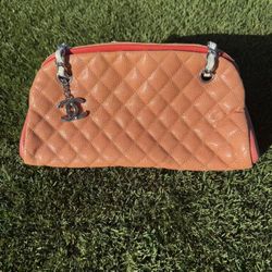 Chanel Tri-Color Caviar 'Just Mademoiselle' Shoulder Bag Limited Edition