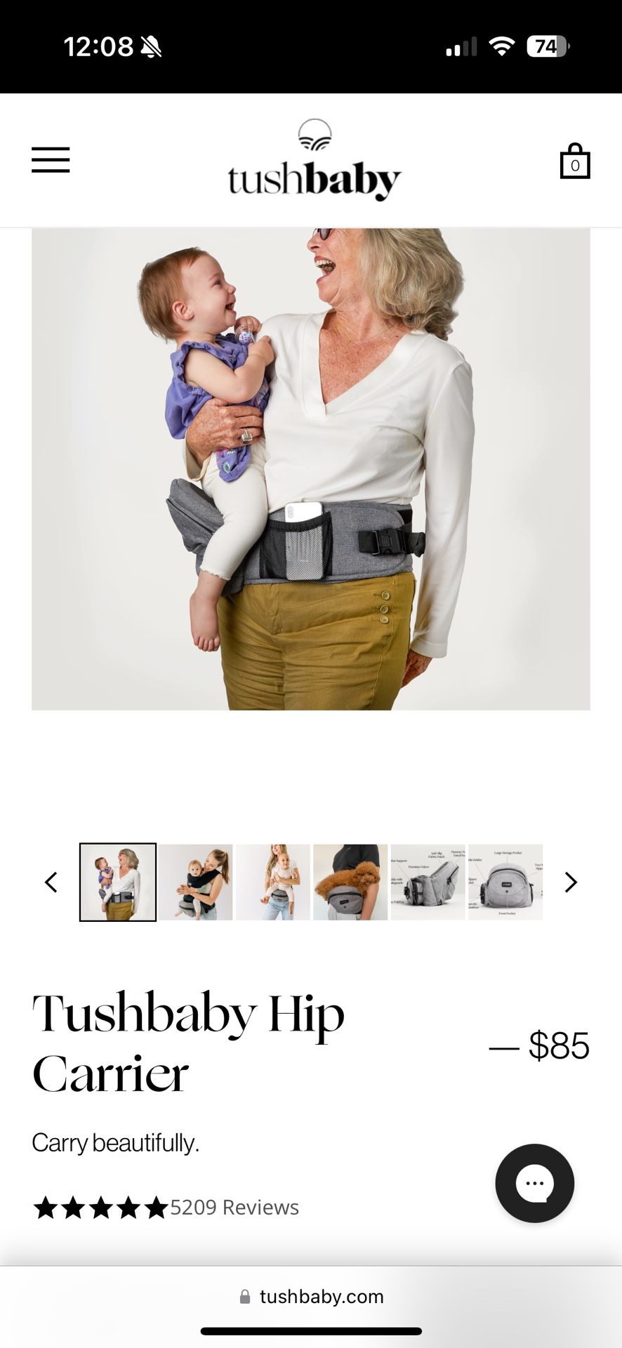 Tush Baby Carrier. 
