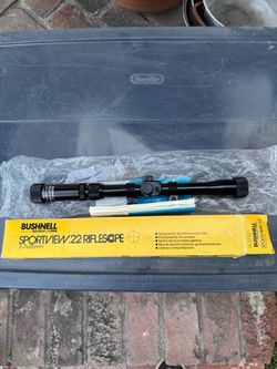 Bushnell  Sportview  Scope 3-7 x 22mm NIB