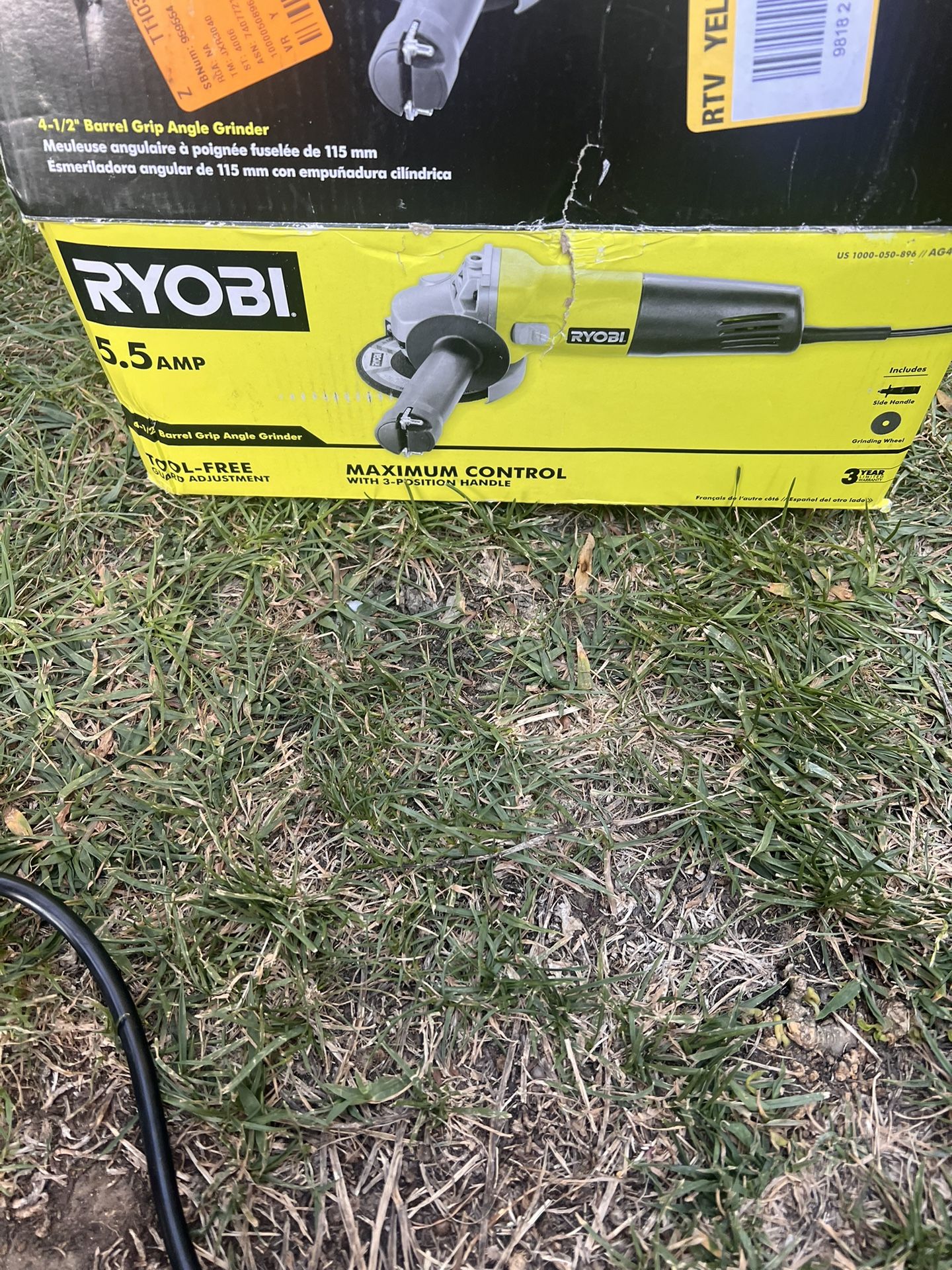 Barrel Grip Angle Grinder