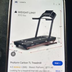 Pro Form Treadmill 