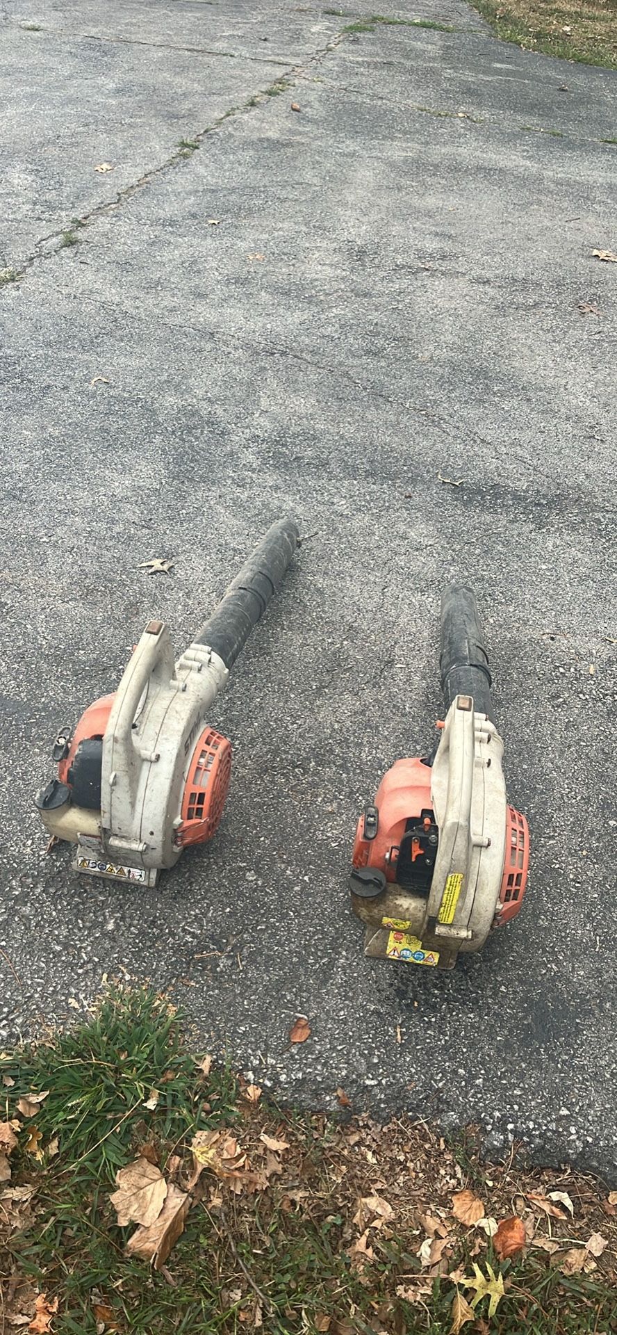 2 Sthil Leaf Blowers