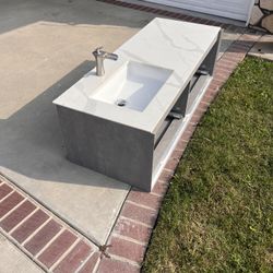 Home, Bathroom, Vanity, Wash Basin, 