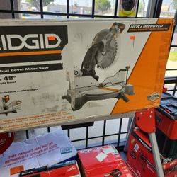 Ridgid 12inch Dual Bevel Miter Saw