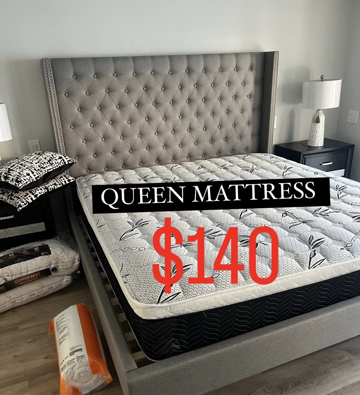 New Queen Pillow Top Mattress $140