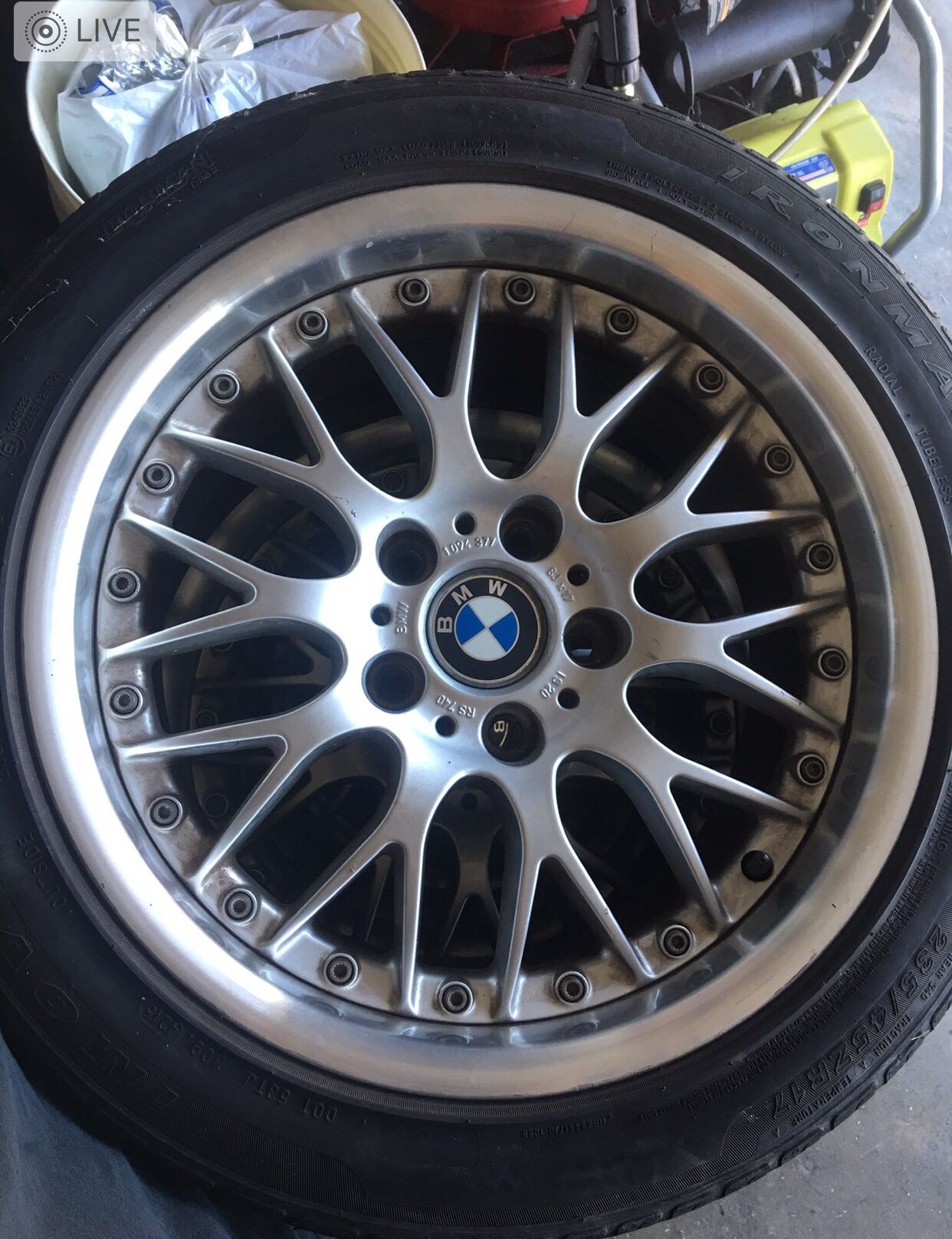 BBS TWO PIECE STYLE 42 BMW WHEELS 17”