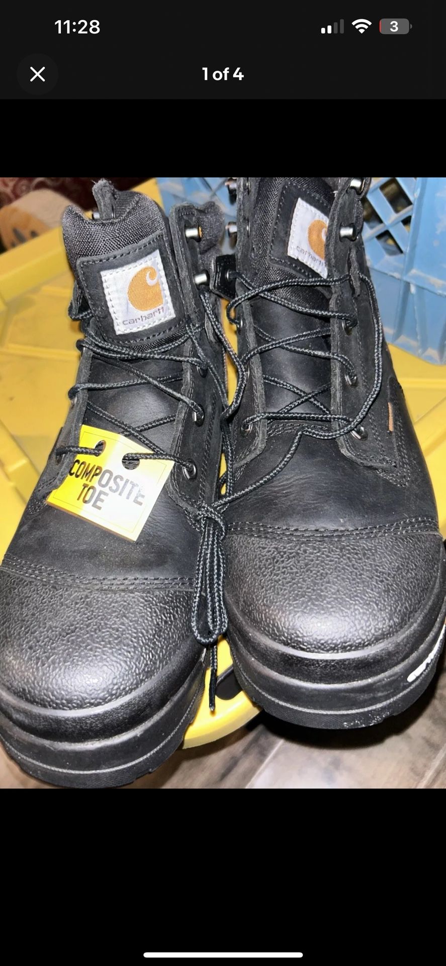 Carhartt Men's Ground Force Composite Toe Waterproof Work Boots CME63