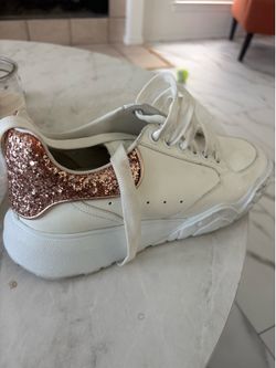 Alexander McQueen size 7.5 (as new $775) these were used twice.