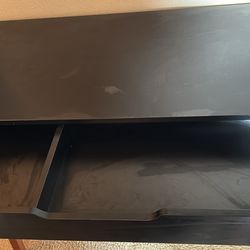 Black desk