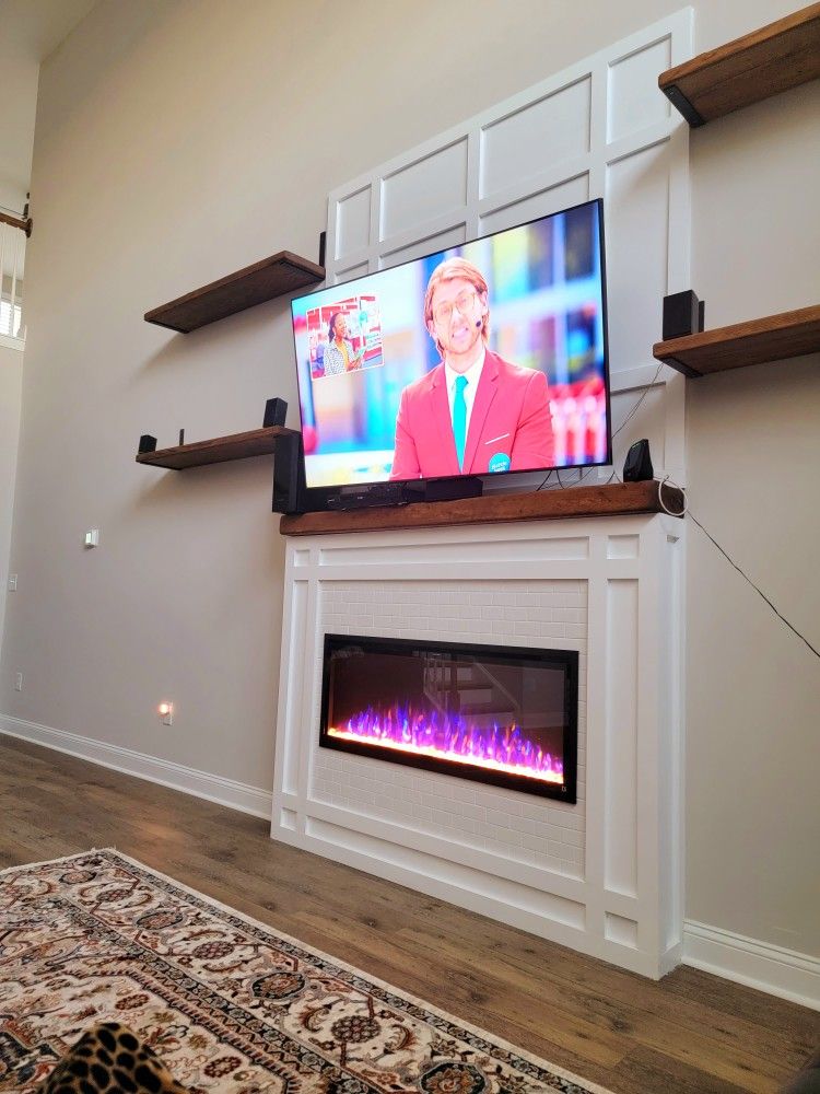 75 inch SAMSUNG TV Brand New Still On Mount