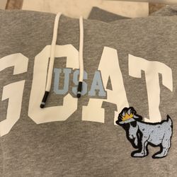Goat Grey sweatshirt Size L 