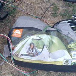 Tent Camp Stove And Sleeping Bag 